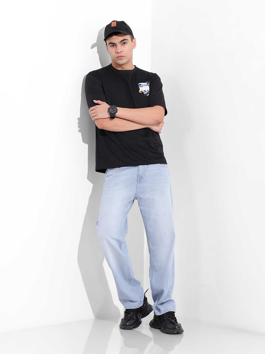 Men's Blue Relaxed Fit The Eternity Series Jeans