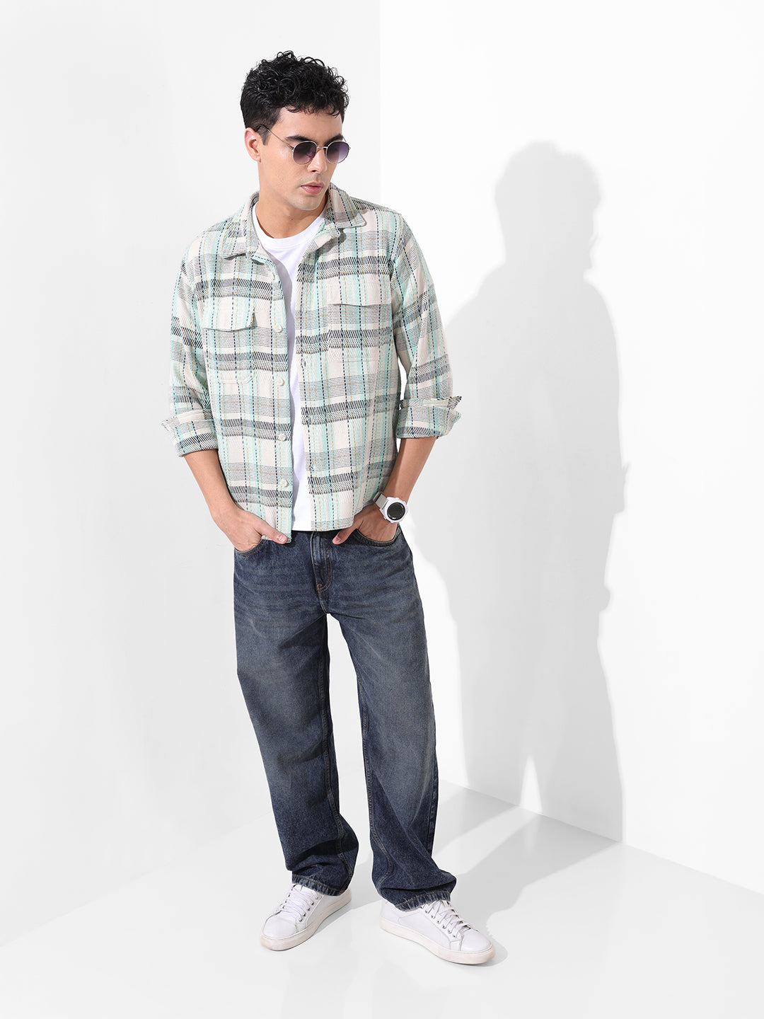 Men's Blue Relaxed Fit The Eternity Series Jeans