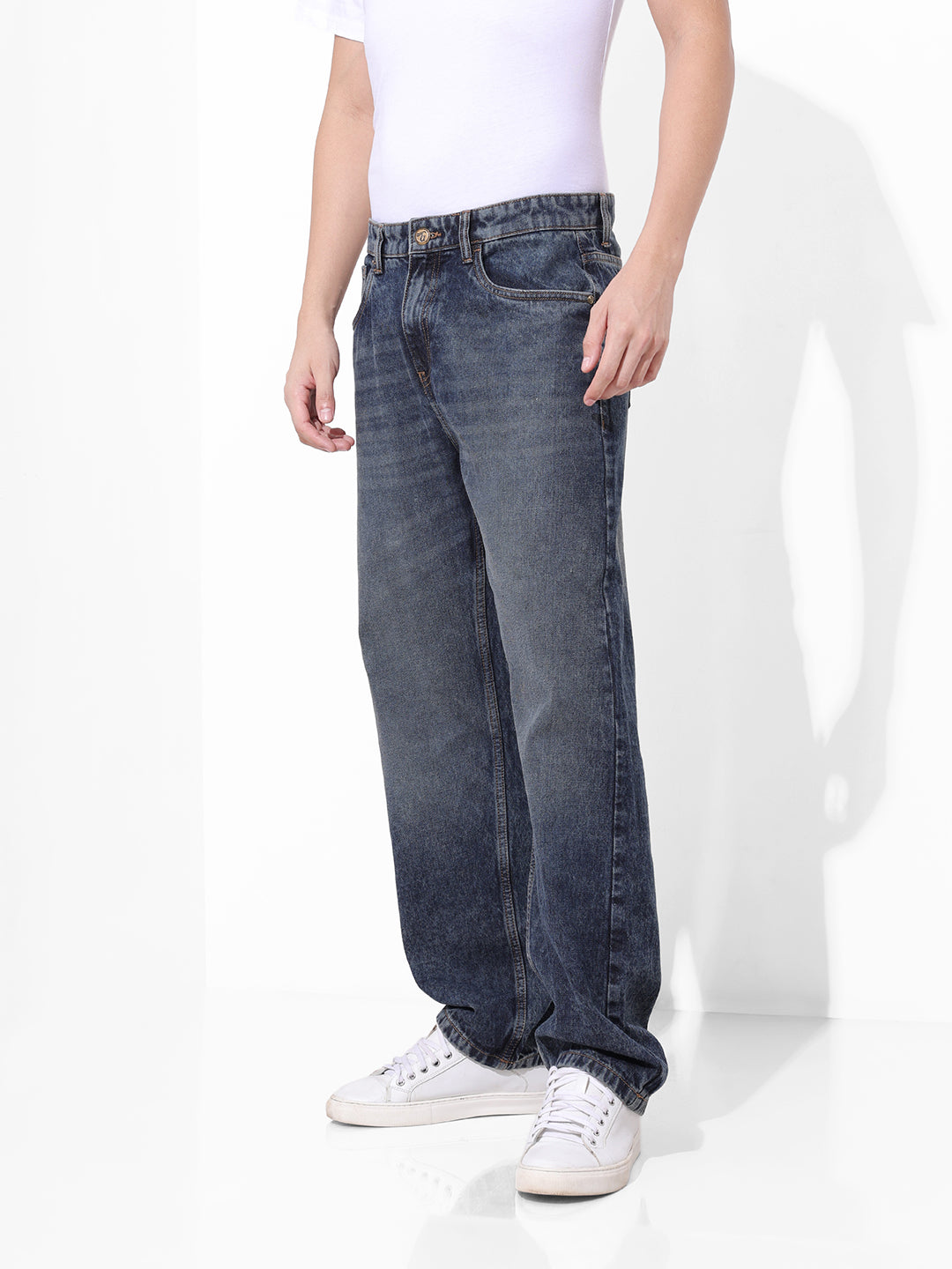 Men's Blue Relaxed Fit The Eternity Series Jeans