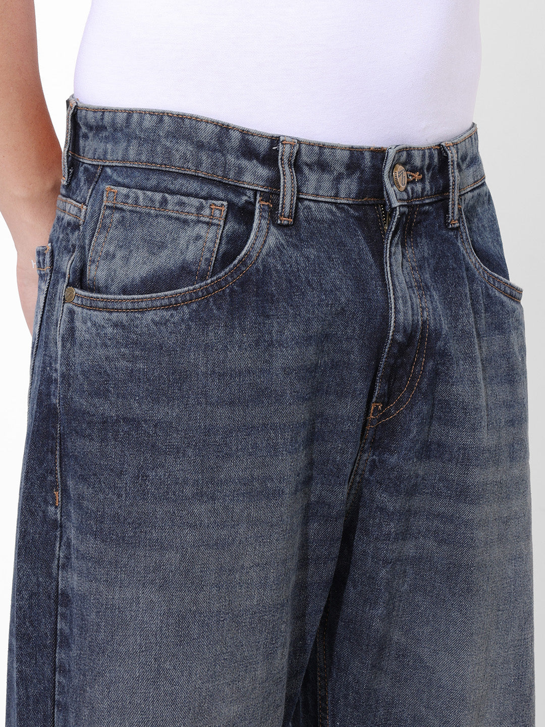 Men's Blue Relaxed Fit The Eternity Series Jeans
