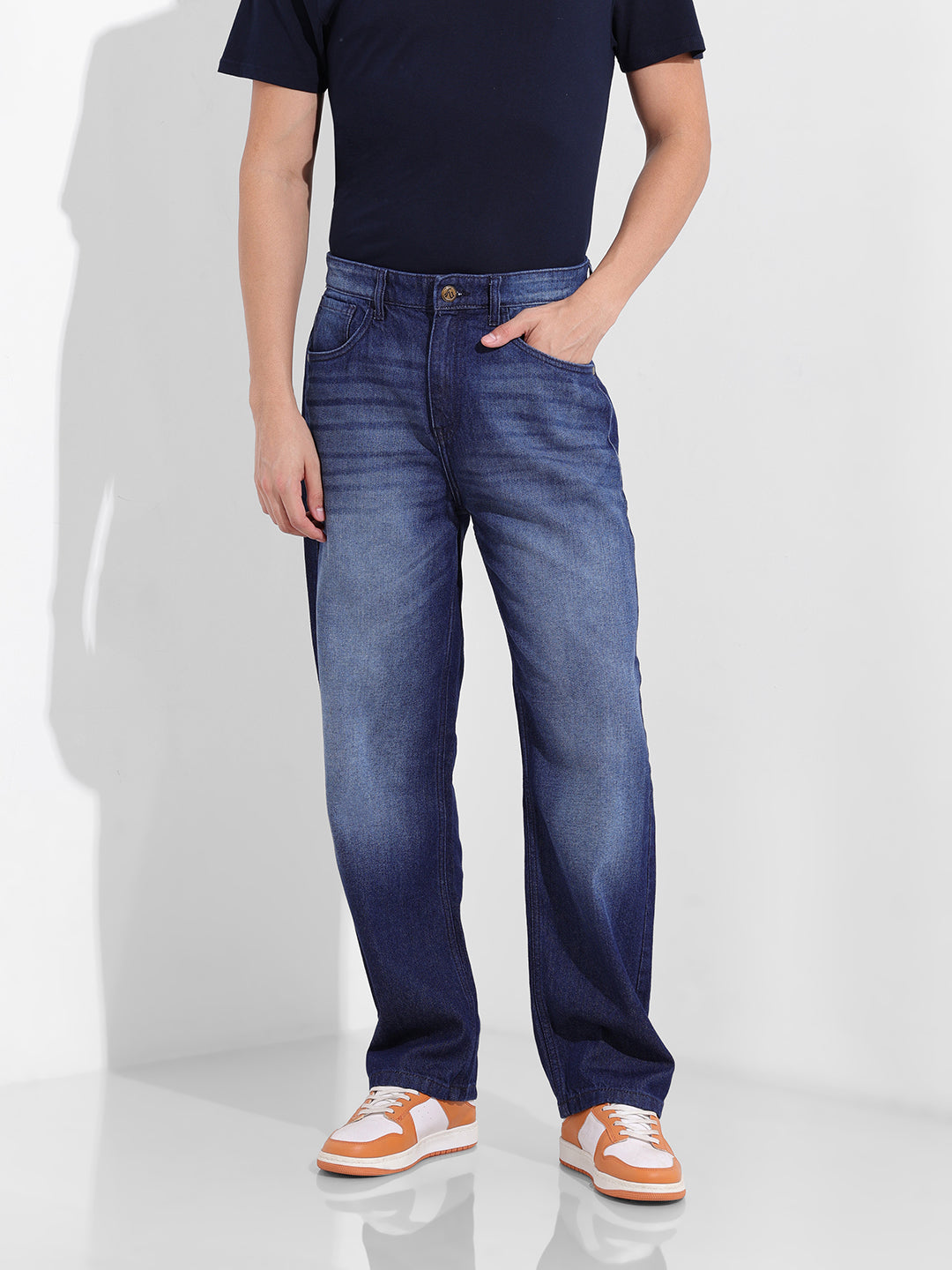 Men's Blue Relaxed Fit The Eternity Series Jeans
