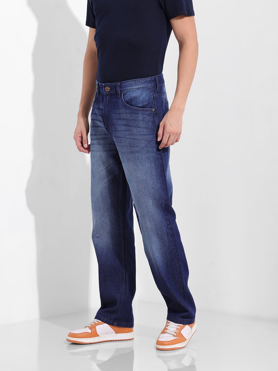 Men's Blue Relaxed Fit The Eternity Series Jeans