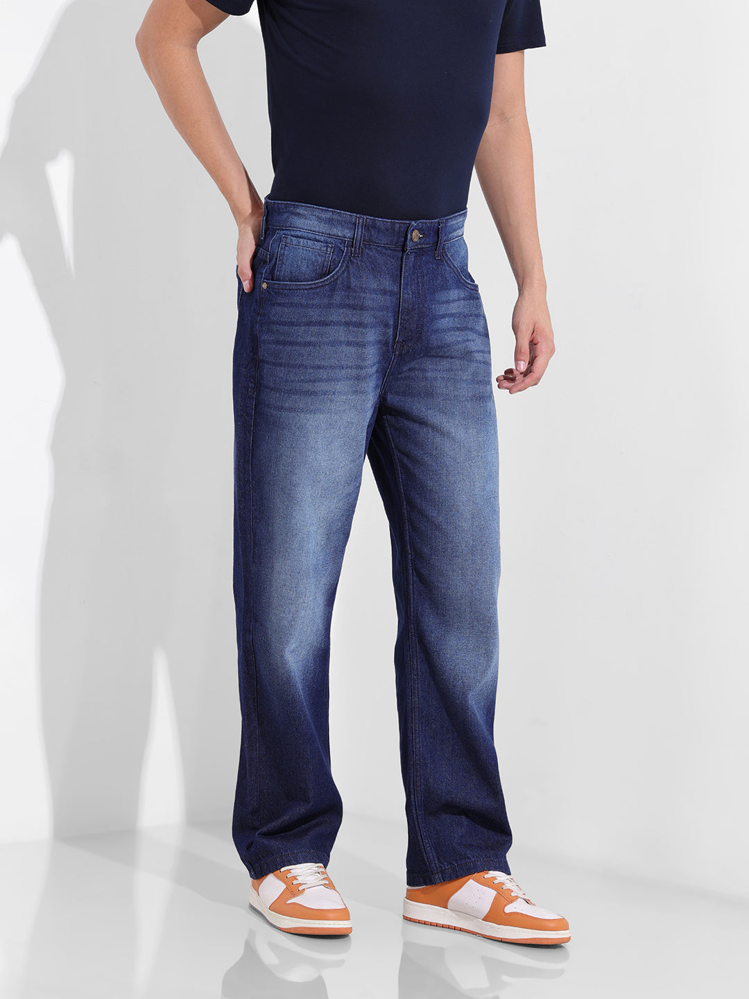 Men's Blue Relaxed Fit The Eternity Series Jeans