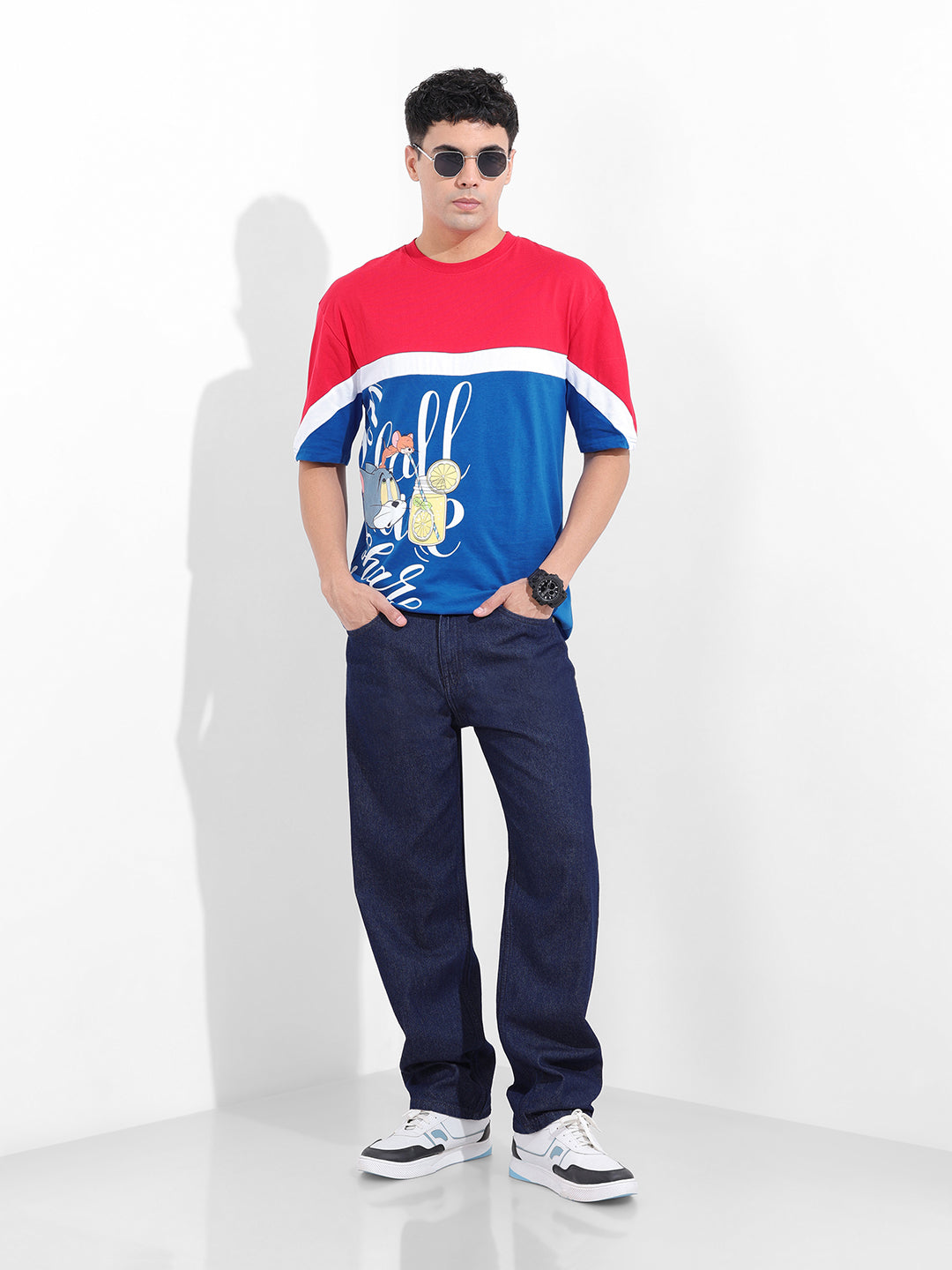 Men's Blue Relaxed Fit The Eternity Series Jeans