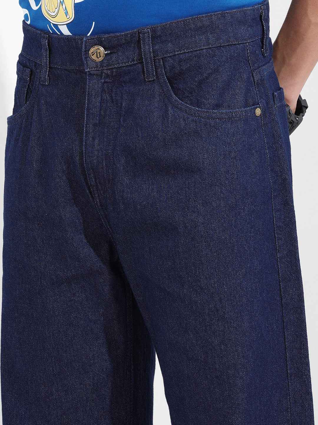 Men's Blue Relaxed Fit The Eternity Series Jeans