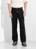Men's Black Relaxed Fit Casual Jeans