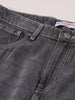Men's Grey Relaxed Fit Solid Casual Jeans
