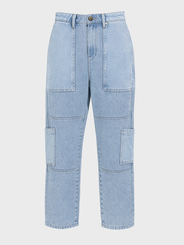 Men's Blue Regular Fit The Eternity Series Solid Jeans