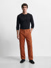 Men's Brown Regular Tapered Fit Solid Eternity Series Jeans