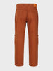 Men's Brown Regular Tapered Fit Solid Eternity Series Jeans