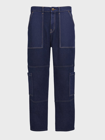 Men's Blue Regular Fit The Eternity Series Solid Jeans