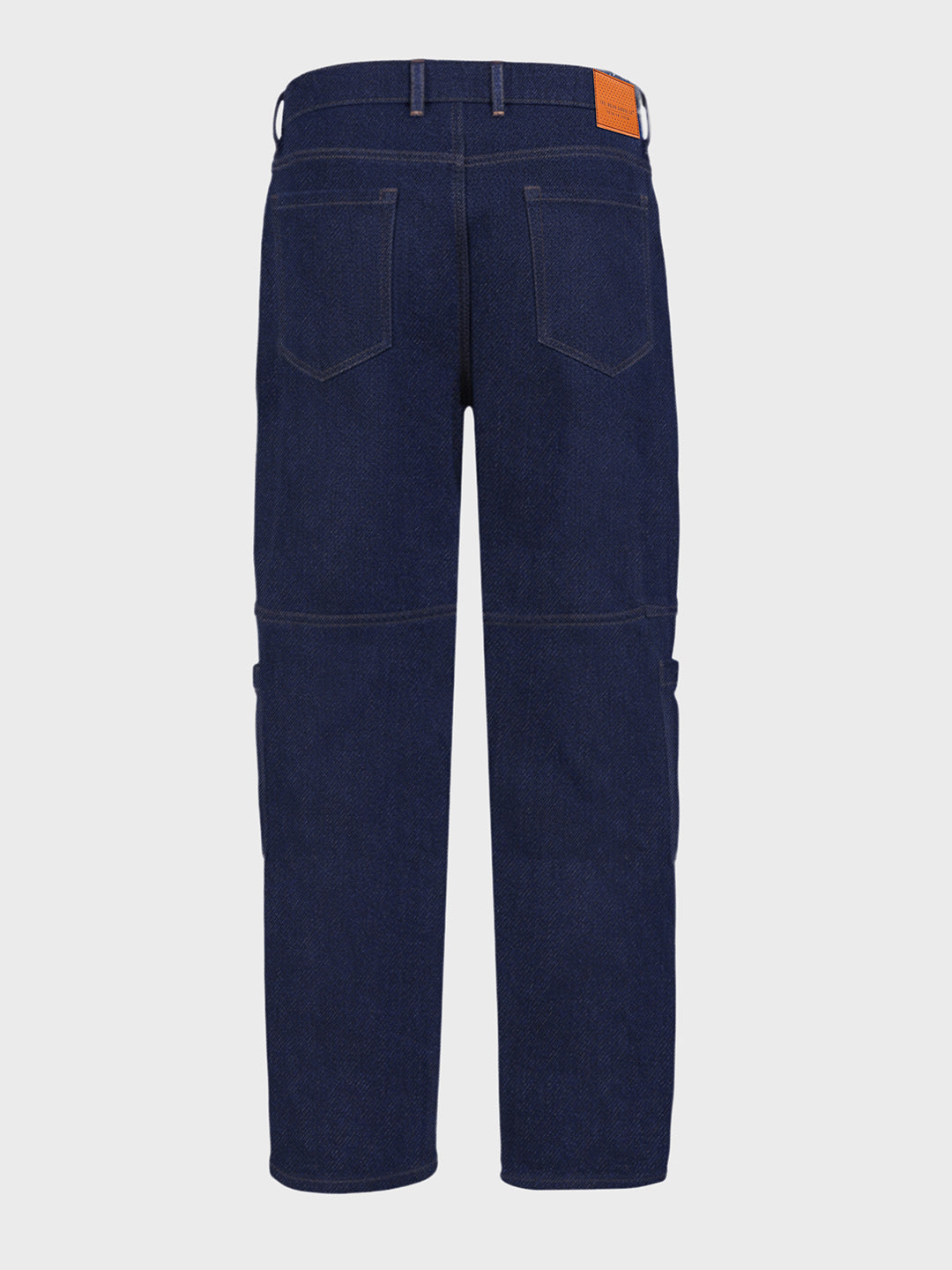 Men's Blue Regular Fit The Eternity Series Solid Jeans