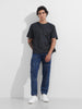 Men's Blue Regular Fit The Eternity Series Solid Jeans