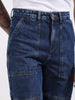 Men's Blue Regular Fit The Eternity Series Solid Jeans