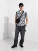 Men's Grey Loose Fit Solid Casual Jeans