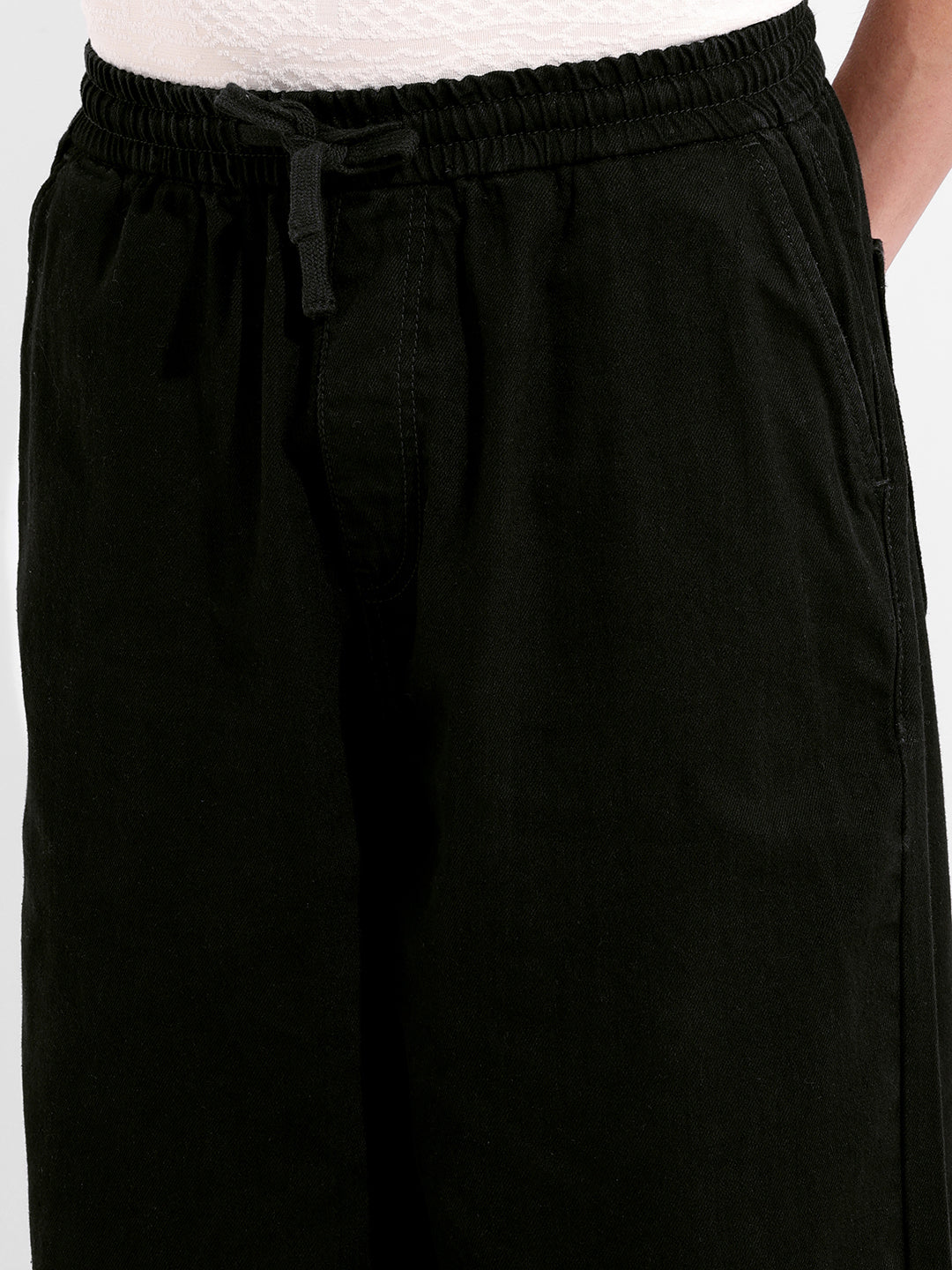 Men's Black Loose Fit The Eternity Series Jeans