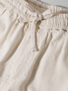 Men's White Loose Fit Solid Casual Jeans
