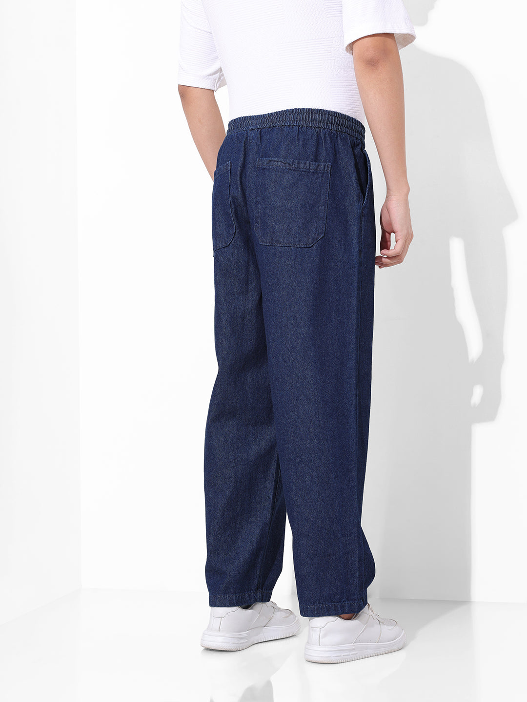 Men's Blue Loose Fit The Eternity Series Jeans