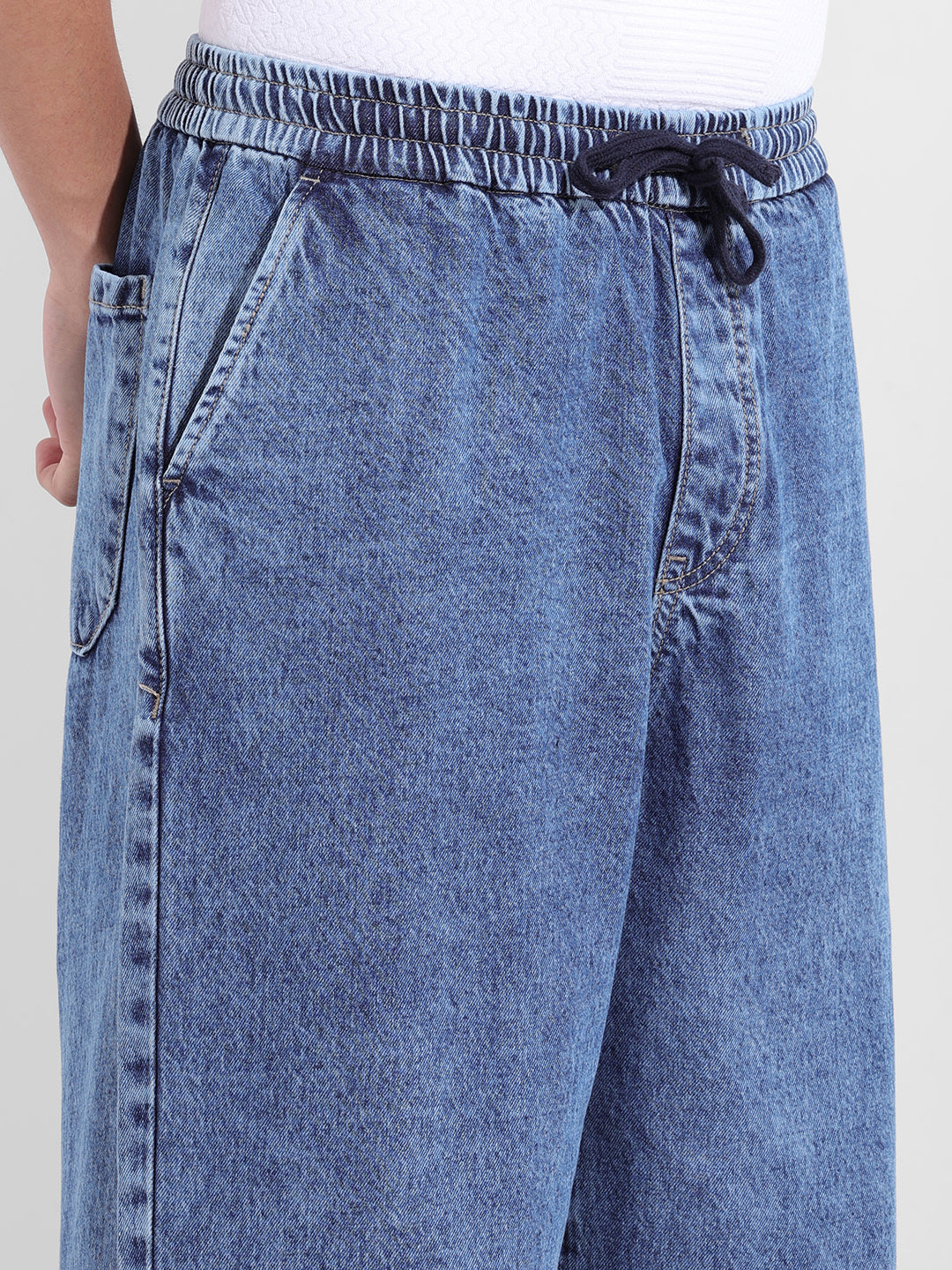 Men's Blue Loose Fit The Eternity Series Jeans