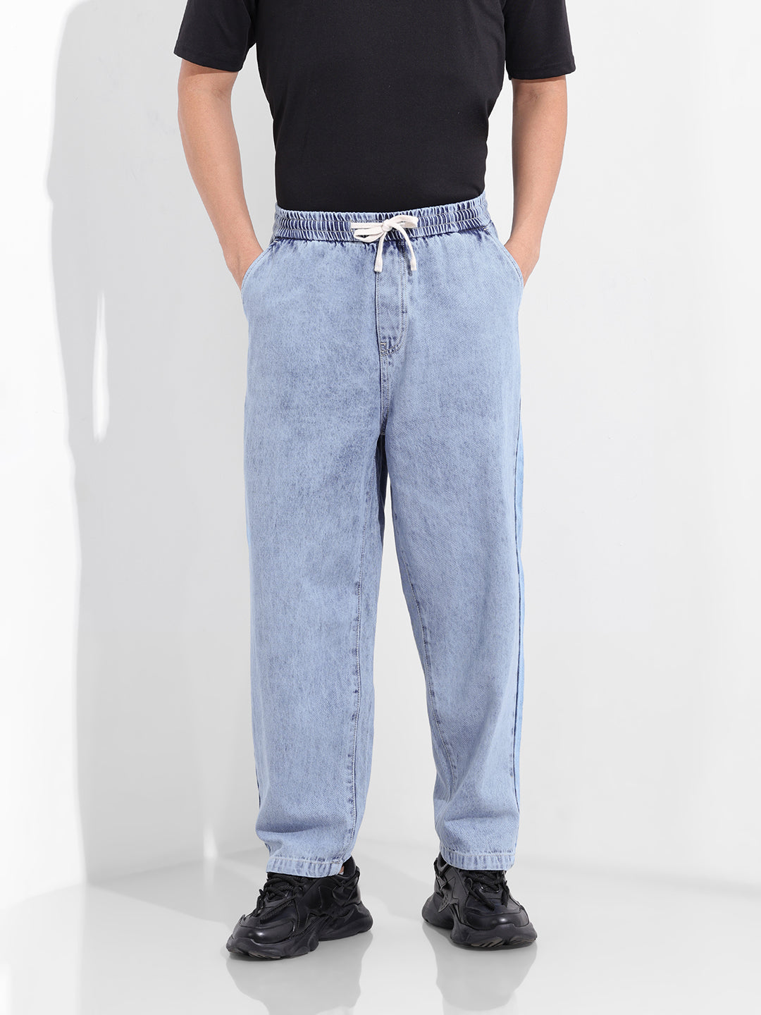 Men's Blue Loose Fit The Eternity Series Jeans