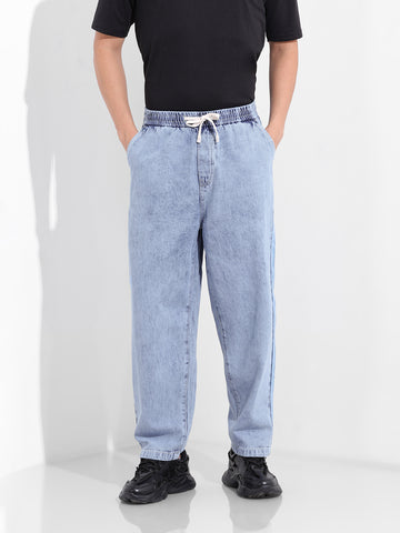 Men's Blue Loose Fit The Eternity Series Jeans