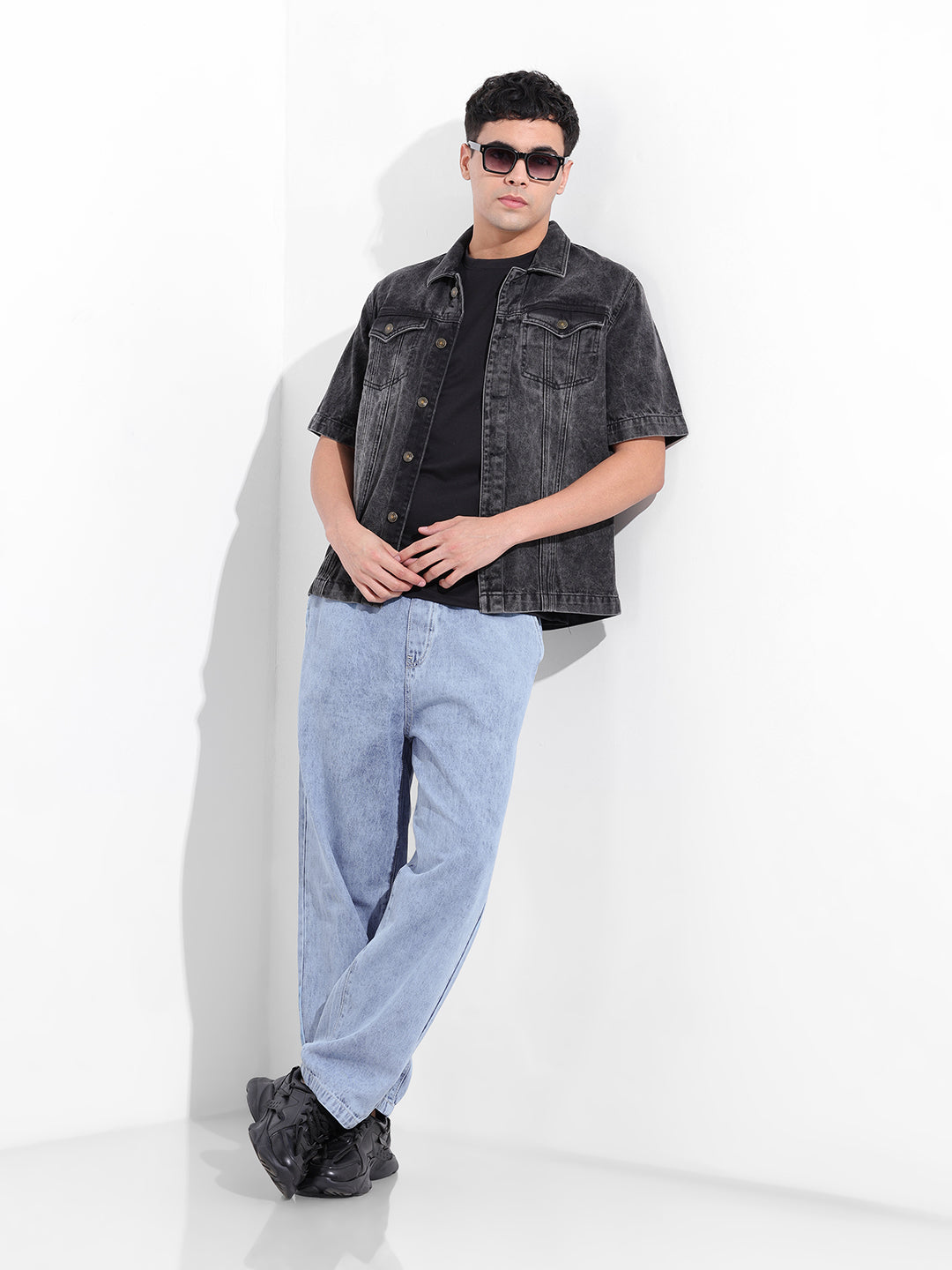 Men's Blue Loose Fit The Eternity Series Jeans
