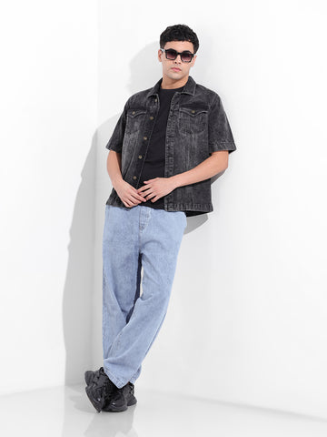 Men's Blue Loose Fit The Eternity Series Jeans