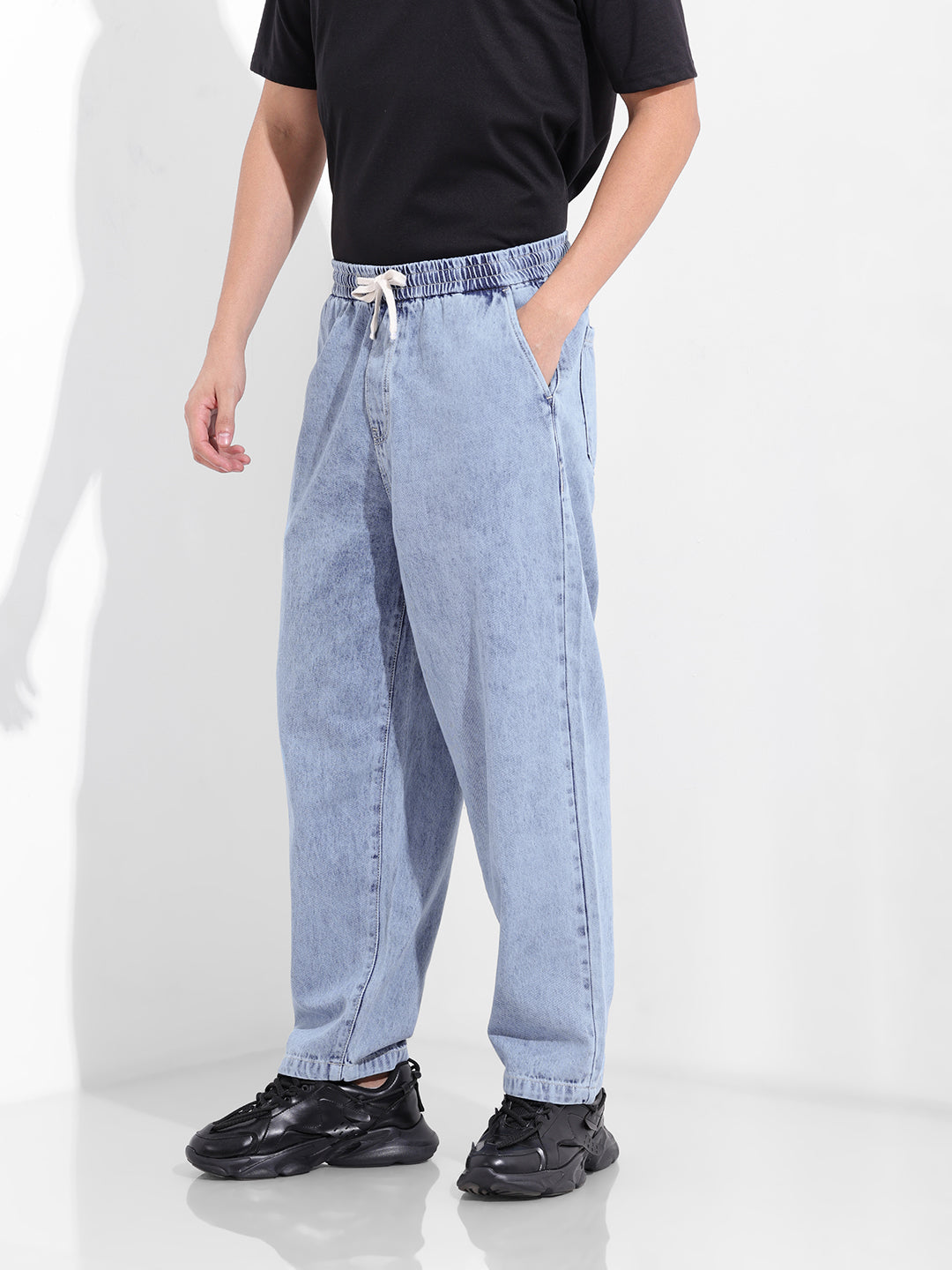Men's Blue Loose Fit The Eternity Series Jeans