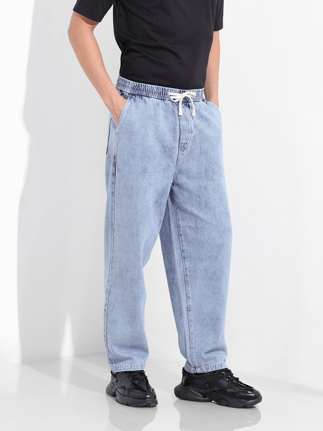 Men's Blue Loose Fit The Eternity Series Jeans