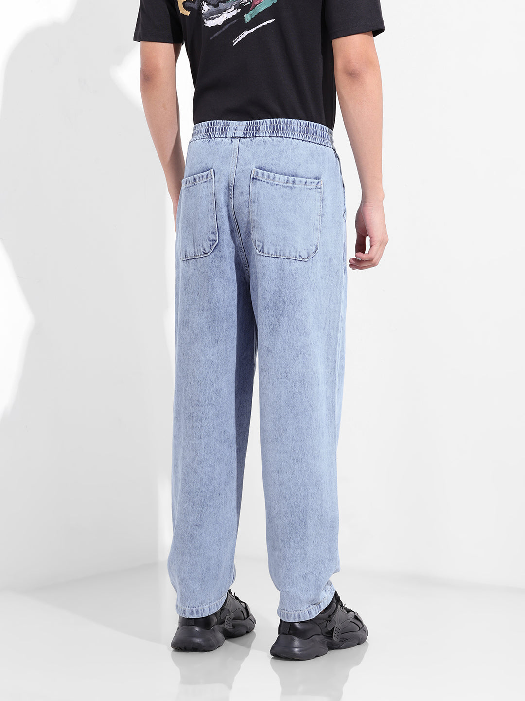 Men's Blue Loose Fit The Eternity Series Jeans