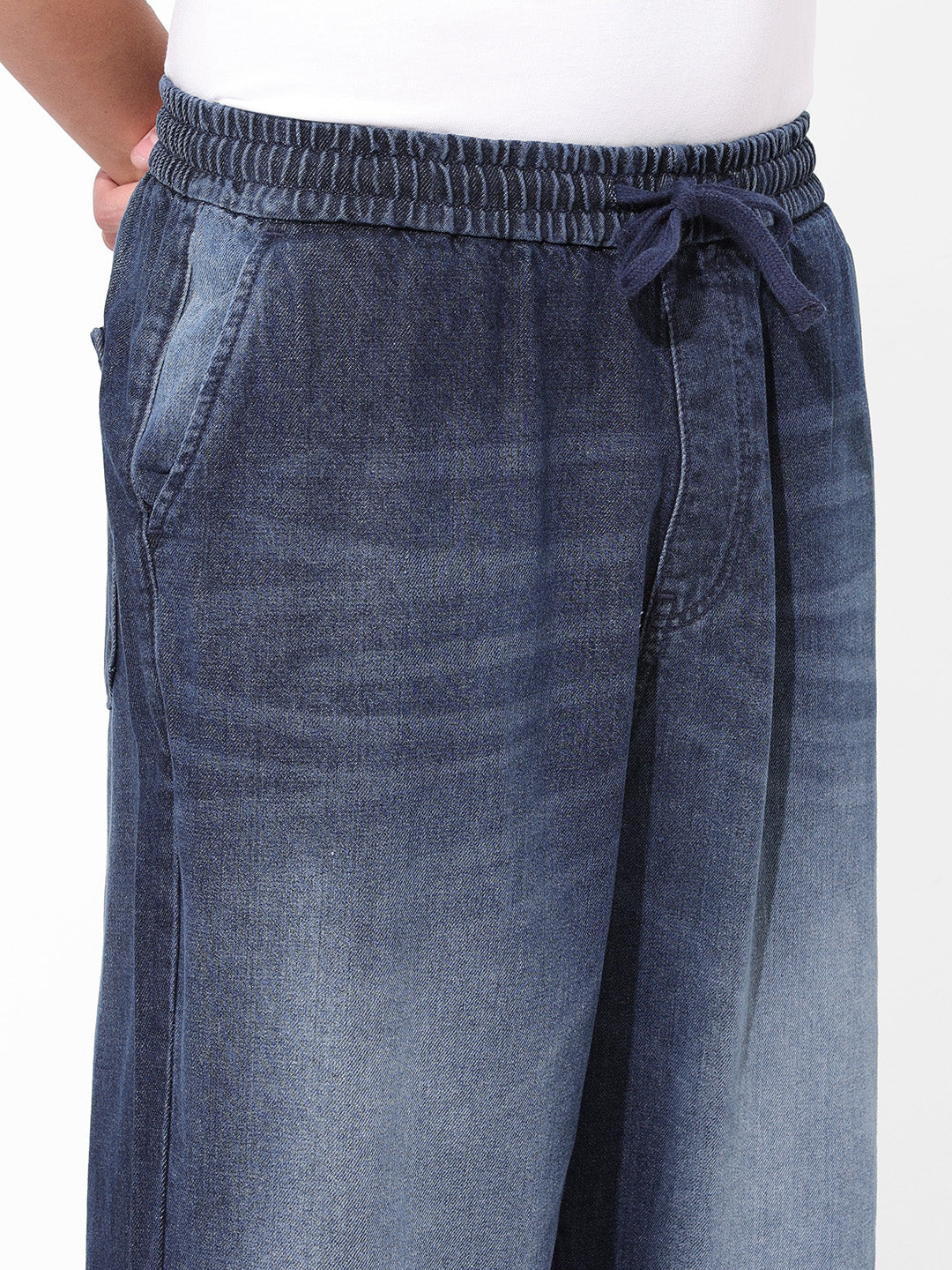 Men's Blue Loose Fit The Eternity Series Jeans