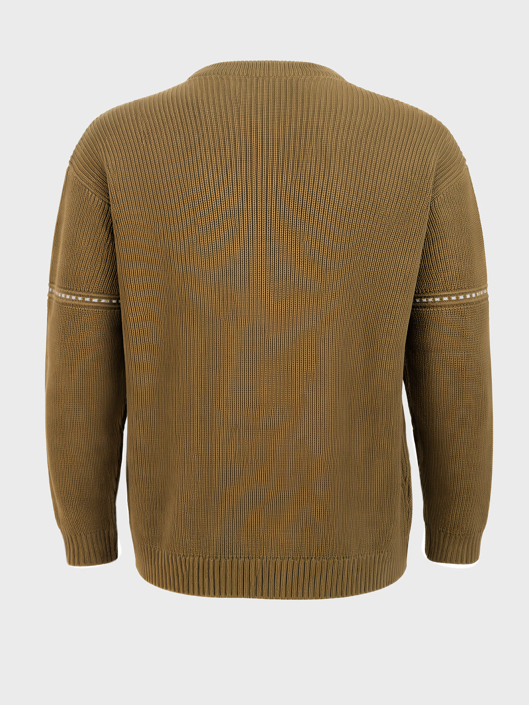 Men's Green Oversized Fit Solid Casual Sweater