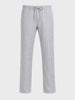 Men's Grey Relaxed Fit Solid Casual Trousers