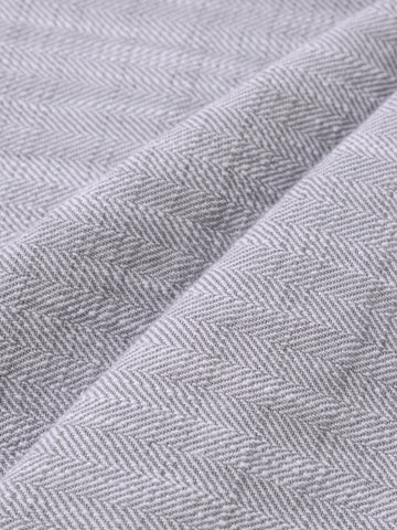 Men's Grey Relaxed Fit Solid Casual Trousers