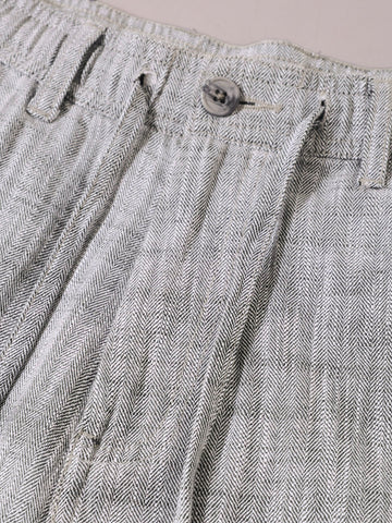 Men's Black Relaxed Fit Solid Casual Trousers