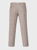 Men's Brown Relaxed Fit Solid Casual Trousers