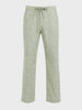 Men's Green Relaxed Fit Solid Casual Trousers