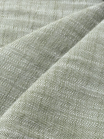 Men's Green Relaxed Fit Solid Casual Trousers