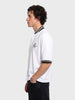 Men's White Boxy Fit Embroided Casual Shirt