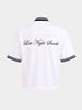 Men's White Boxy Fit Embroided Casual Shirt