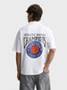 Men's White Boxy Fit Embroided Casual Shirt