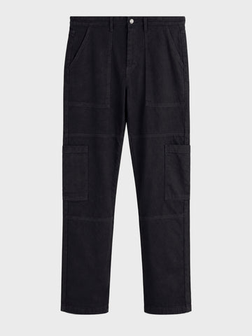 Men's Black Regular Tapered Fit Solid The Eternity Series Jeans