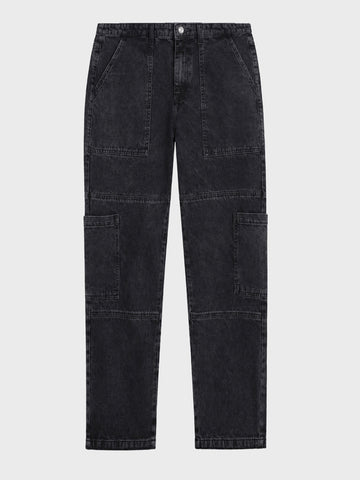 Men's Black Regular Tapered Fit Solid The Eternity Series Jeans
