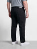 Men's Black Regular Tapered Fit Solid The Eternity Series Jeans