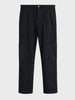 Men's Black Regular Tapered Fit Solid The Eternity Series Jeans