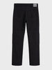 Men's Black Regular Tapered Fit Solid The Eternity Series Jeans