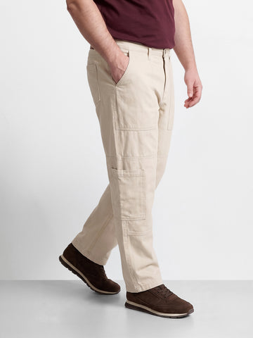 Men's White Regular Tapered Fit Solid The Eternity Series Jeans