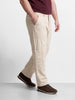 Men's White Regular Tapered Fit Solid The Eternity Series Jeans