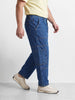 Men's Blue Regular Tapered Fit Solid The Eternity Series Jeans