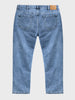 Men's Blue Relaxed Fit Solid Casual Jeans